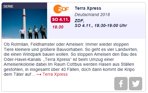 ZDF greift unseren Vergleich bei TerraXpress auf ZDF greift unseren Vergleich bei TerraXpress auf